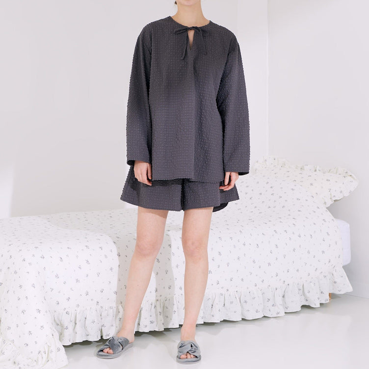 Travel Compact Pajamas Dark Gray
