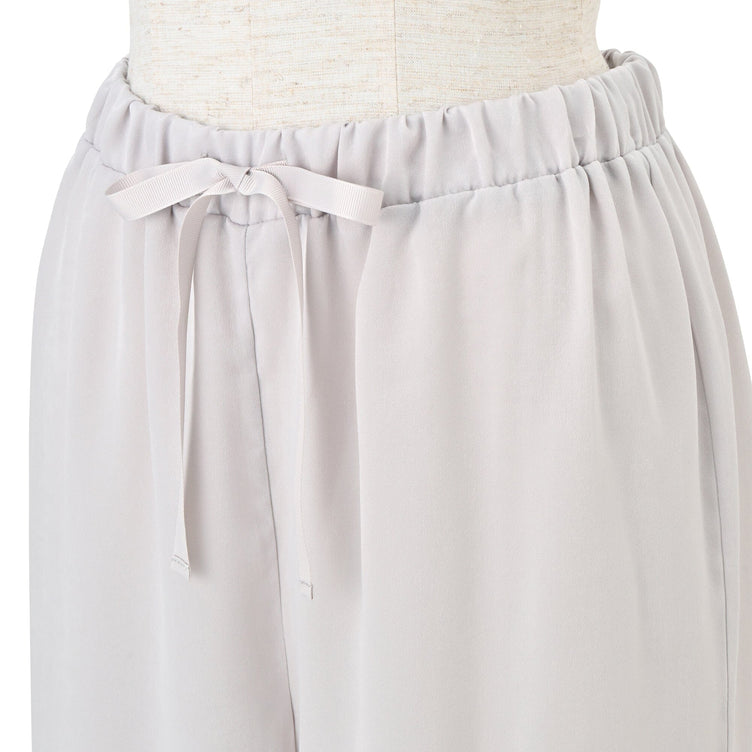 Temperature Control Satin Pajamas In Light Gray