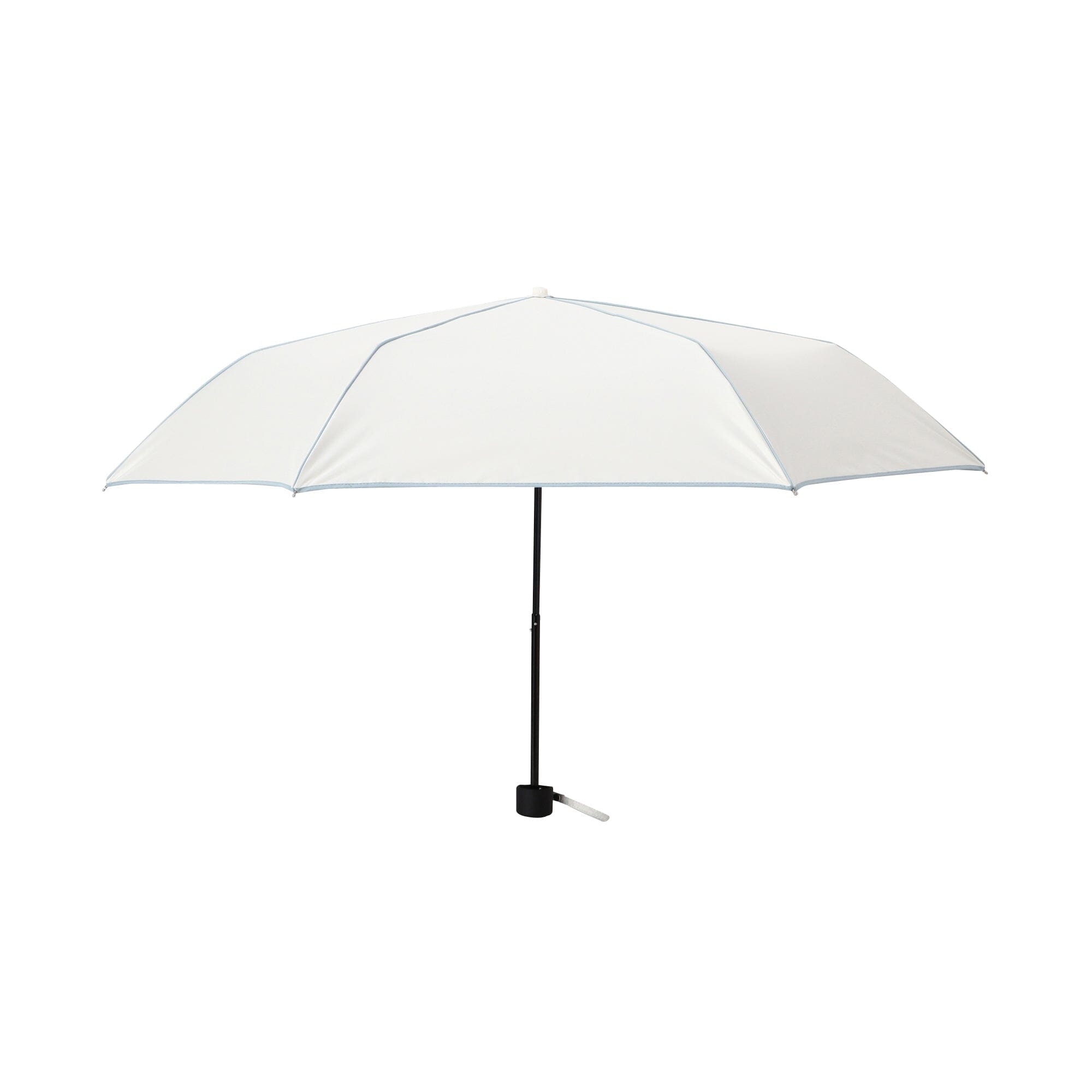 Blackout Piping Long Umbrella  47cm White