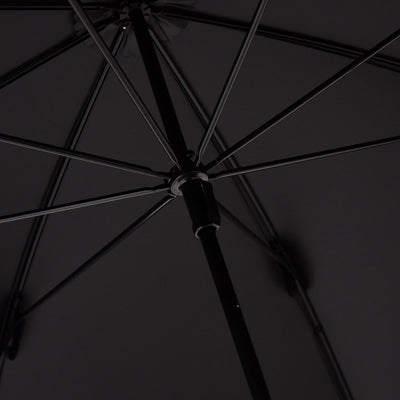 Dot Glitter Heat Cut Long Umbrella 58Cm Black (For Both Sunny And Rainy Days)