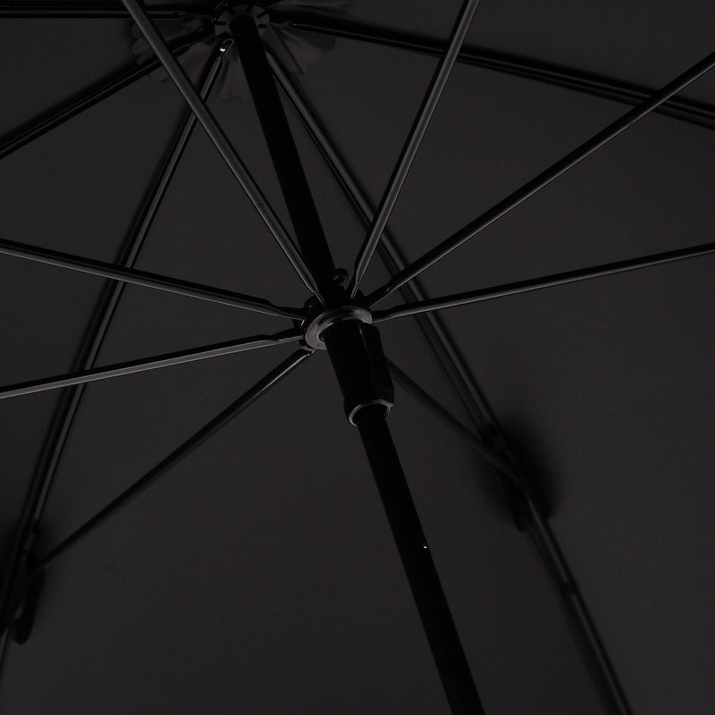 Dot Glitter Heat Cut Long Umbrella 58Cm Black (For Both Sunny And Rainy Days)