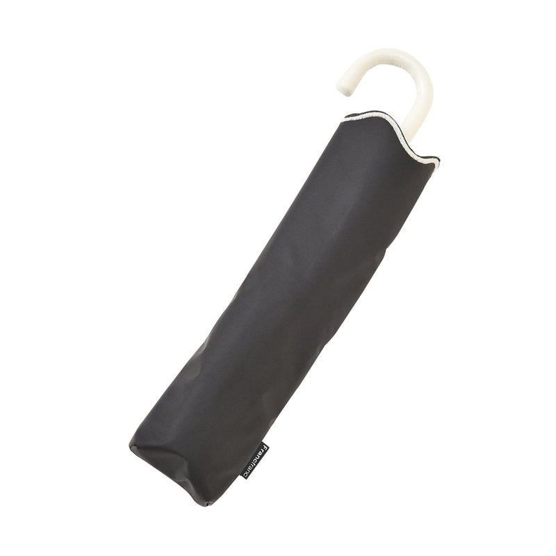 Wave Parasol Folding Umbrella 50cm Black (For Both Sunny And Rainy Days)