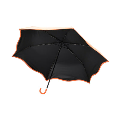 Wave Parasol Folding Umbrella 50cm Orange (For Both Sunny And Rainy Days)