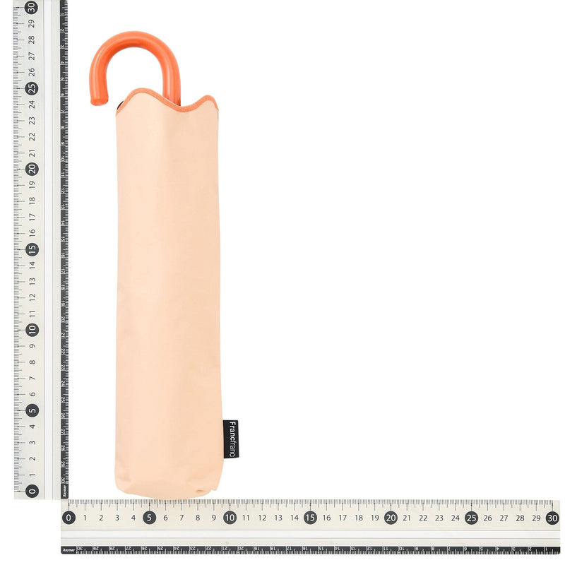 Wave Parasol Folding Umbrella 50cm Orange (For Both Sunny And Rainy Days)