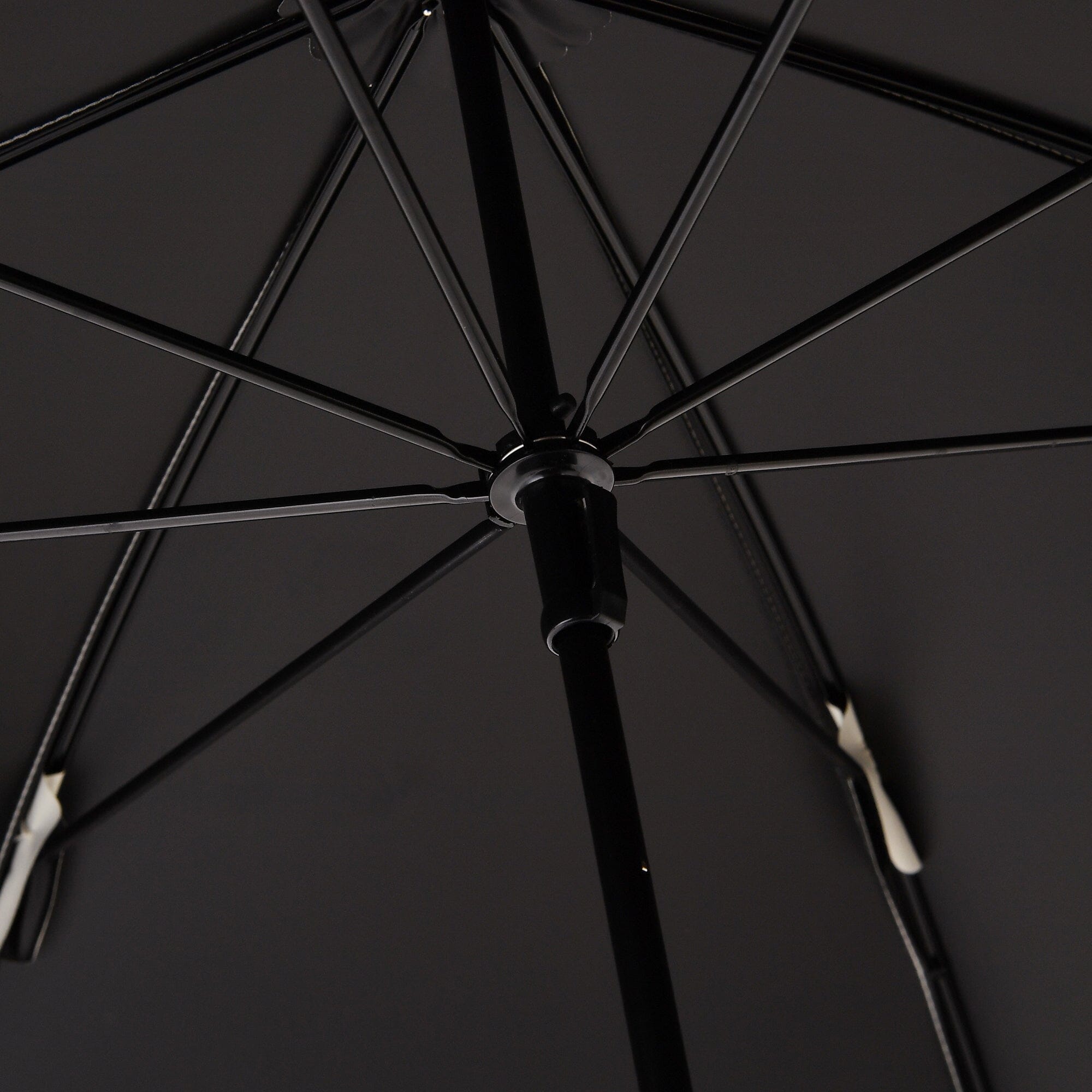 Wave Parasol Long Umbrella 58cm White (For Both Sunny And Rainy Days)