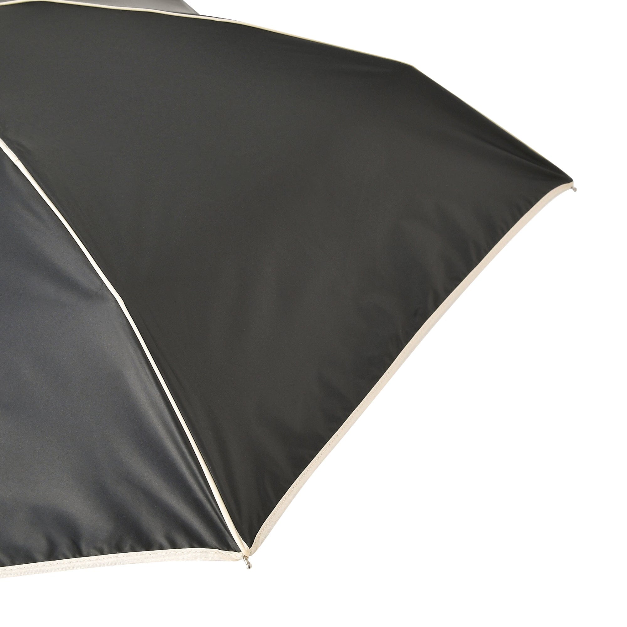 Compact Parasol Mini 47Cm Black (For Both Sunny And Rainy Days)