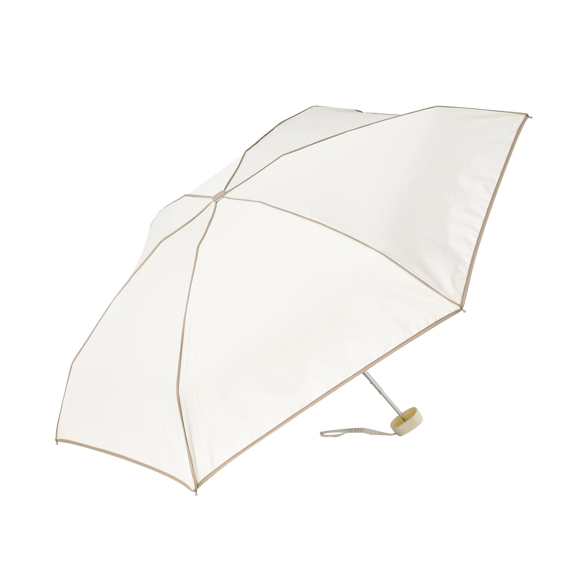 Compact Parasol Mini 47Cm Ivory (For Both Sunny And Rainy Days)