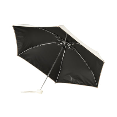 Compact Parasol Mini 47Cm Ivory (For Both Sunny And Rainy Days)