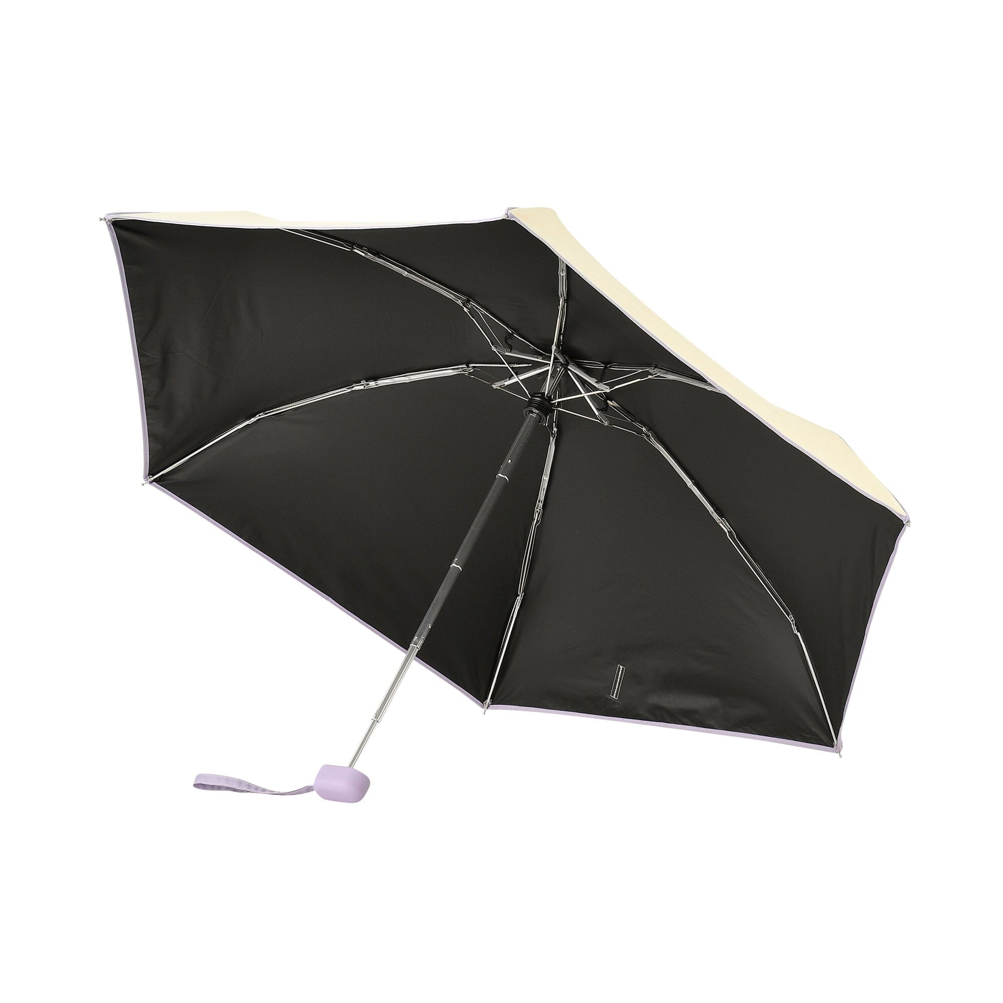 Compact Parasol Mini 47Cm Yellow (For Both Sunny And Rainy Days)