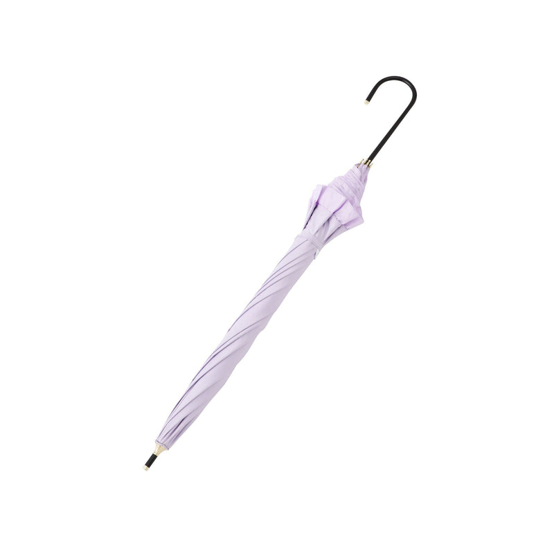 Classic Frill Long Umbrella 50Cm Lavender (For Both Sunny And Rainy Days)