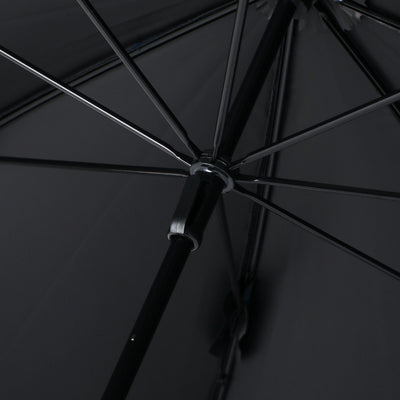 Classic Frill Long Umbrella 50Cm Navy (For Both Sunny And Rainy Days)