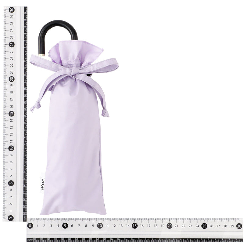 Classic Frill Folding Umbrella 50Cm Lavender (For Both Rain And Shine)