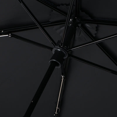 Classic Frill Folding Umbrella 50Cm Navy (For Both Sunny And Rainy Days)