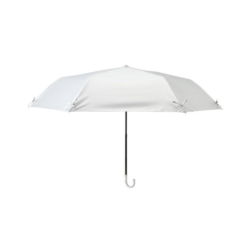 Ribbon Folding Umbrella 50CM  (For Both Sunny And Rainy Days) Silver