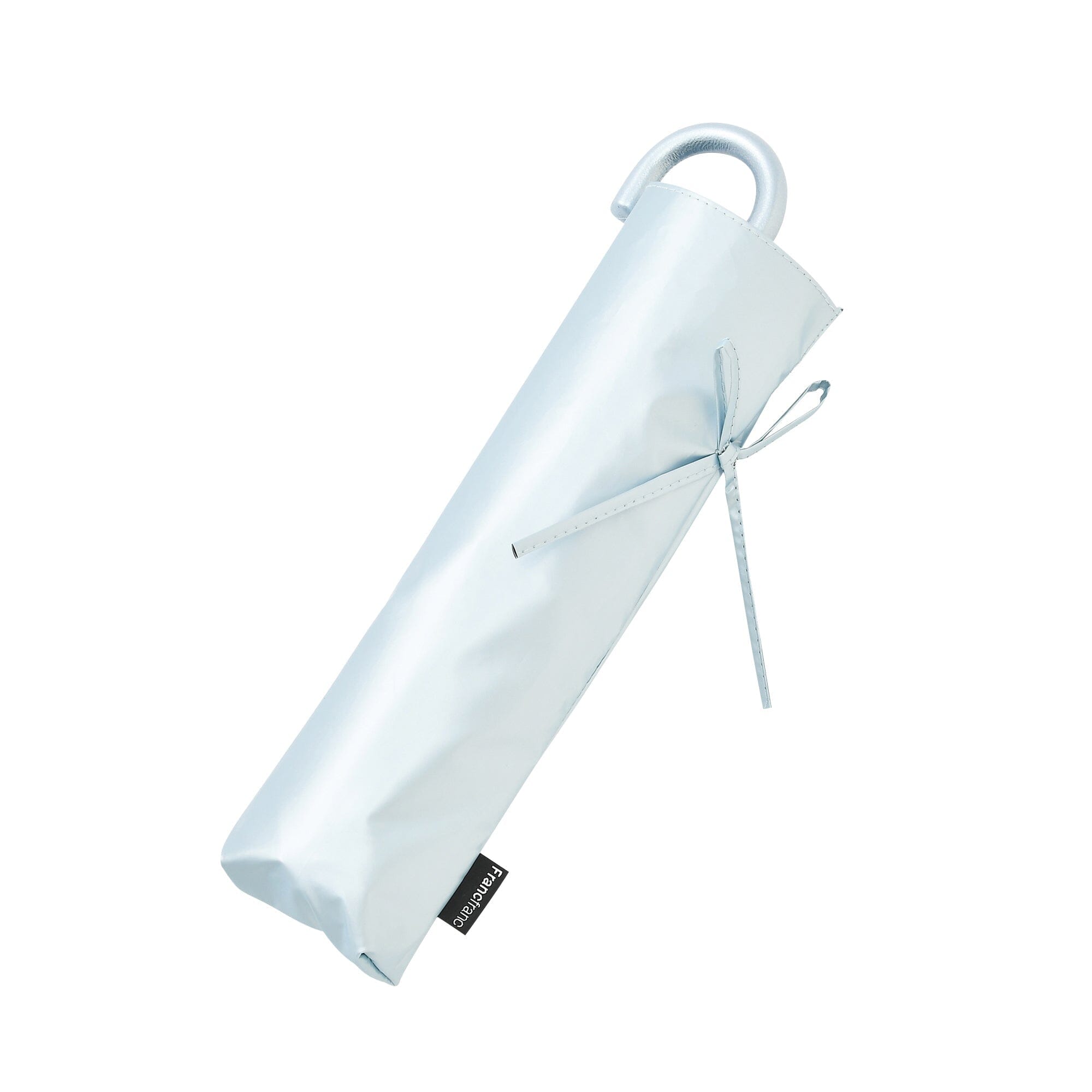 Ribbon Folding Umbrella 50CM  (For Both Sunny And Rainy Days) Light Blue