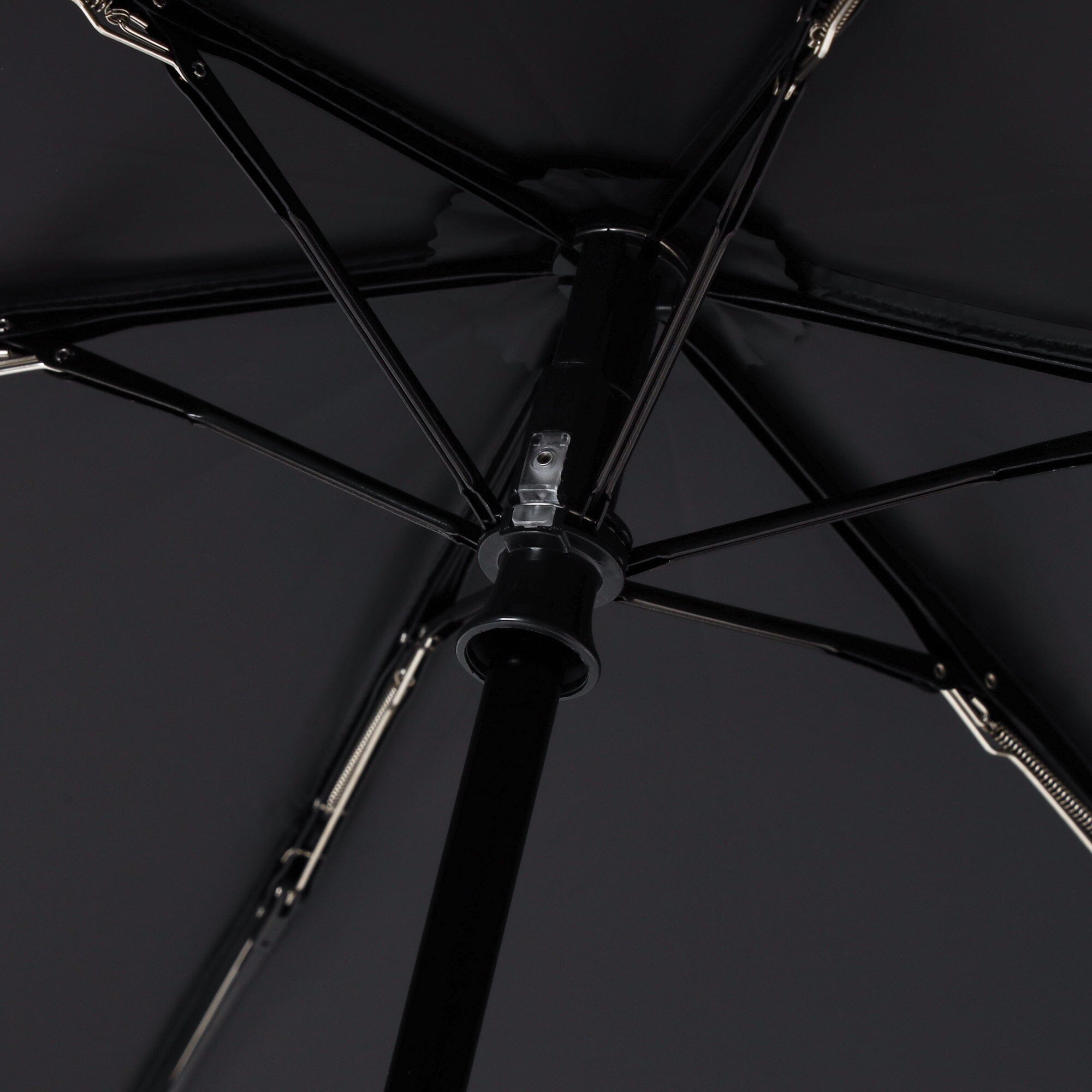 Automatic Classic Frill Mini Umbrella 50cm Black