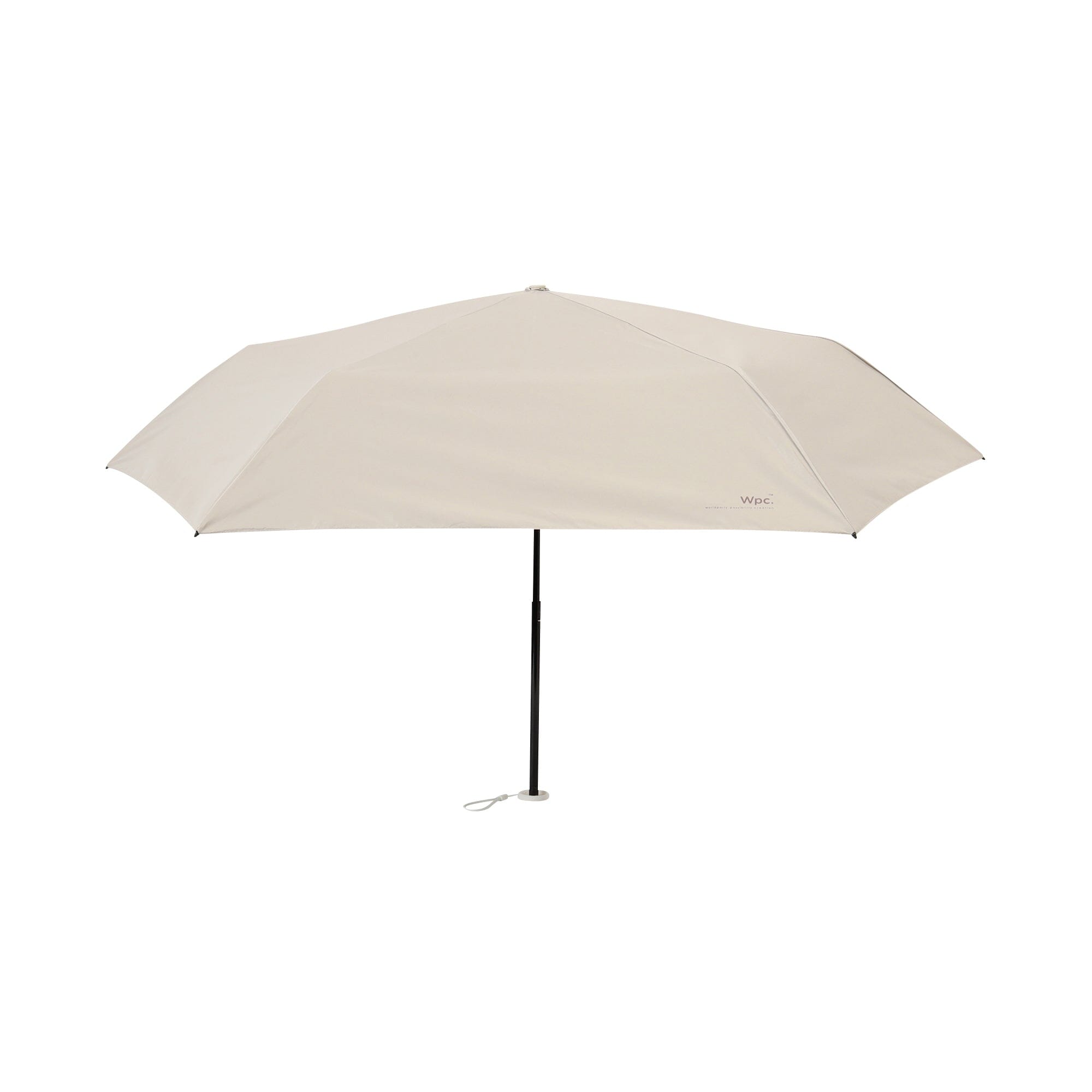 Lightweight Solid Folding Umbrella 50 cm Beige