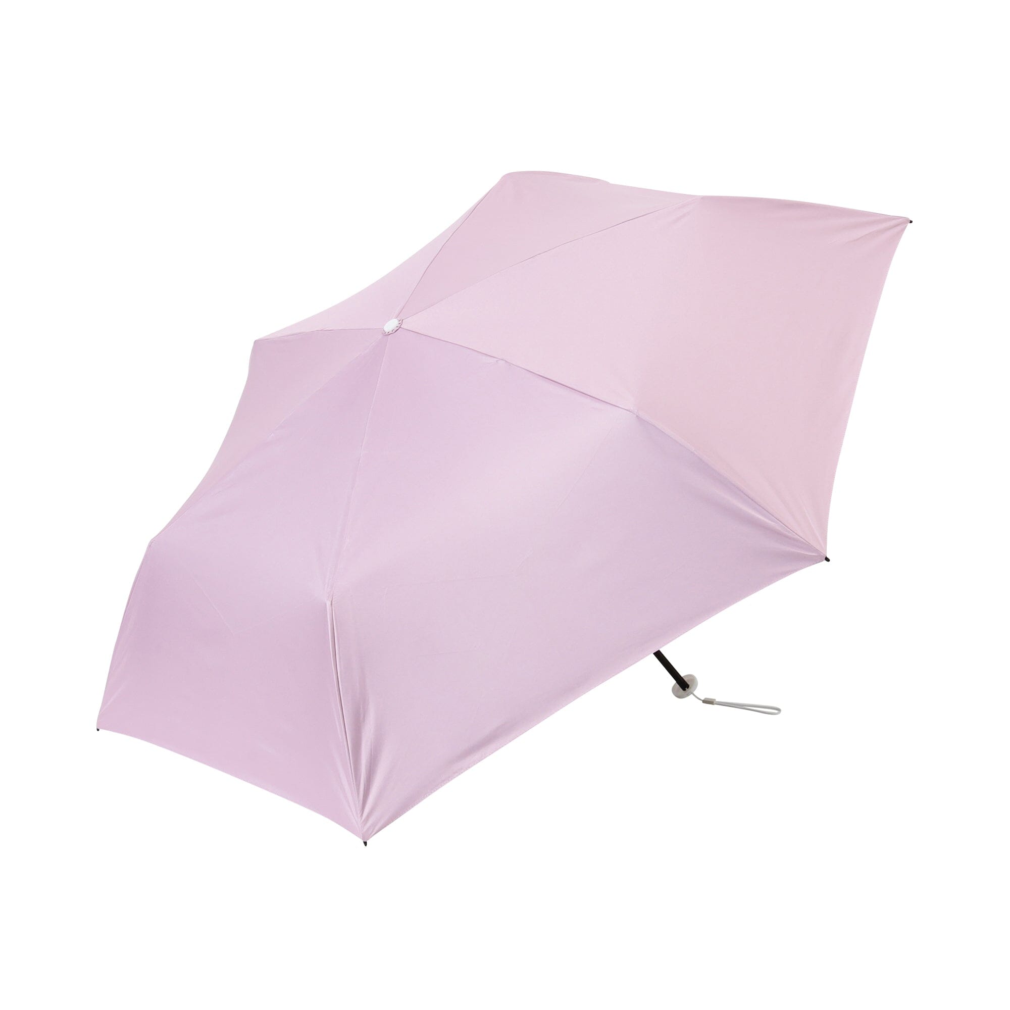 Heat Down Plain Folding Umbrella 55 cm Pink