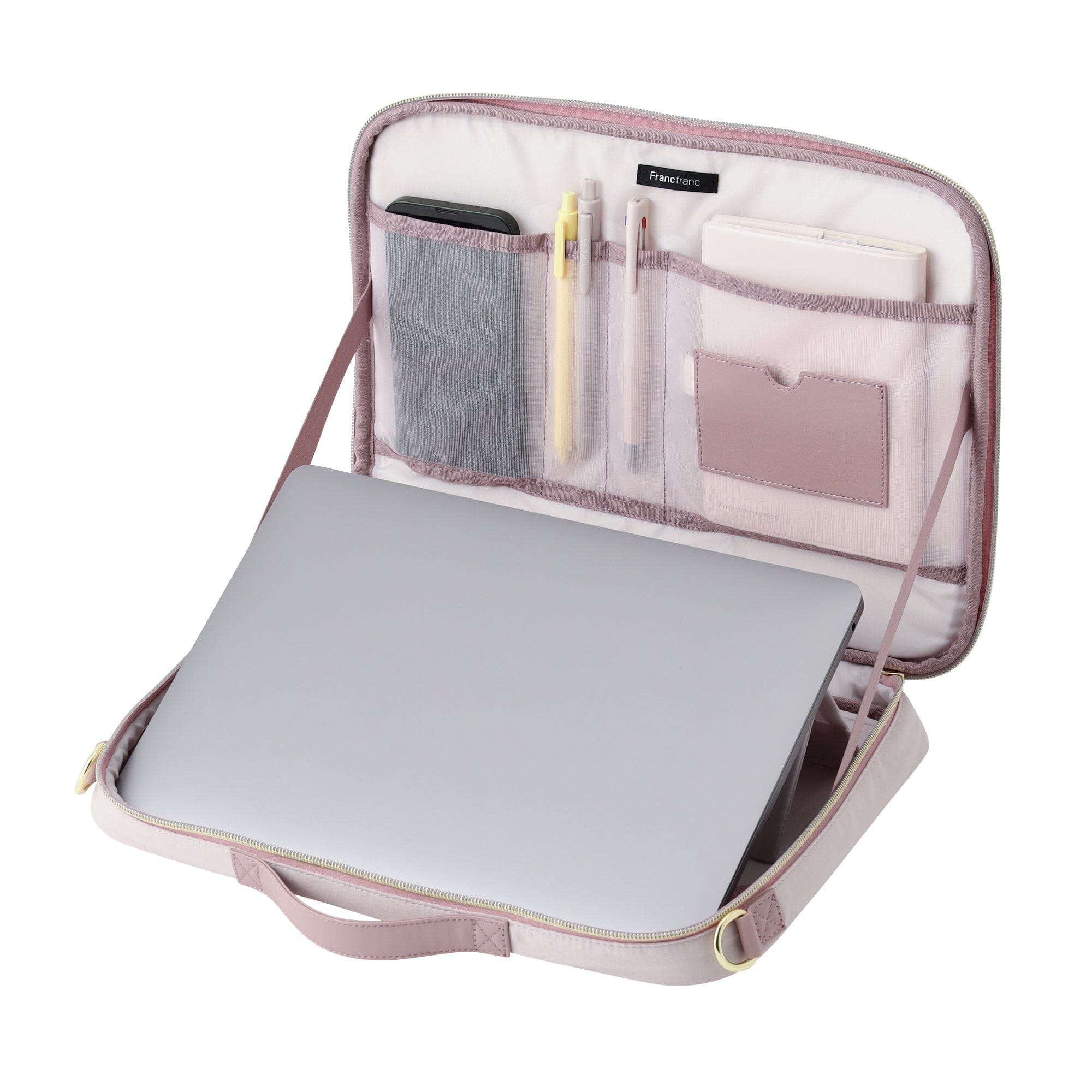 Noble Quilt PC Case 13-14 Inch Light Pink