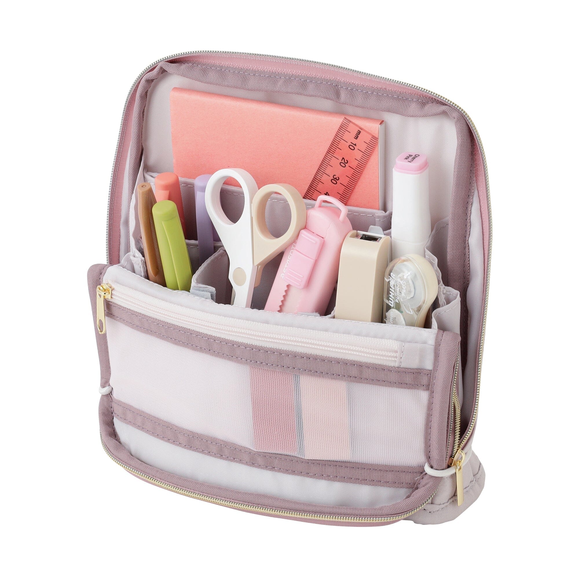 Noble Quilt Tool Pen Stand Pouch Light Pink