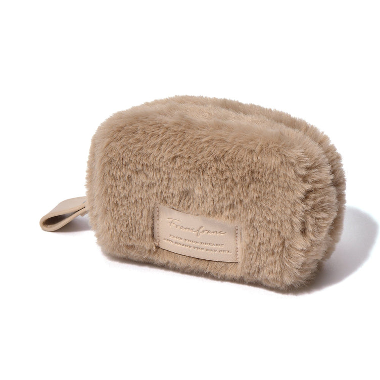 Fur Pouch Xs Beige