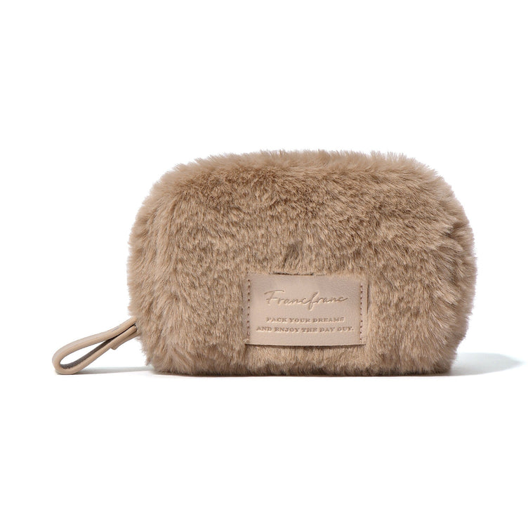 Fur Pouch Xs Beige