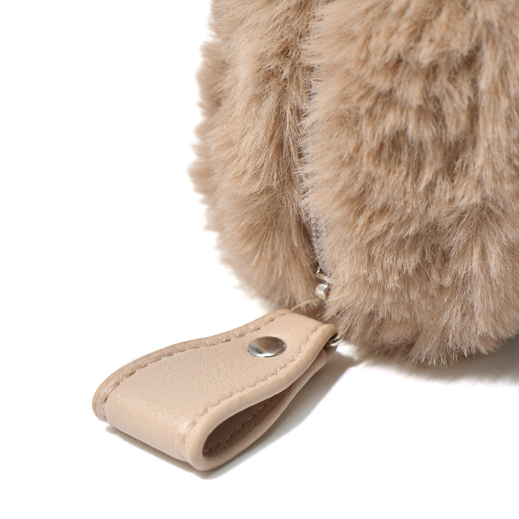 Fur Pouch Xs Beige