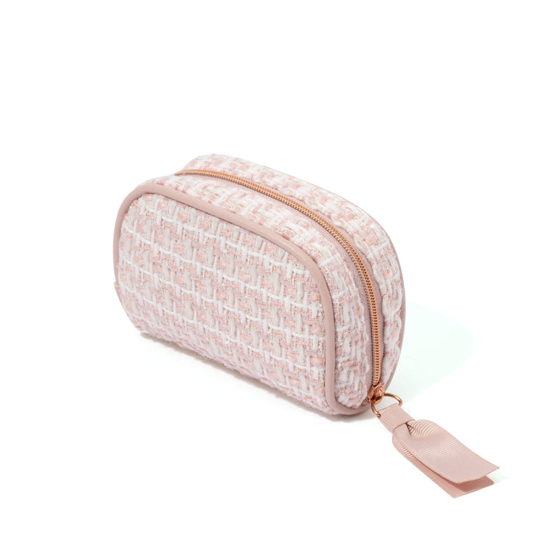 Tweed Pouch Xs Pink