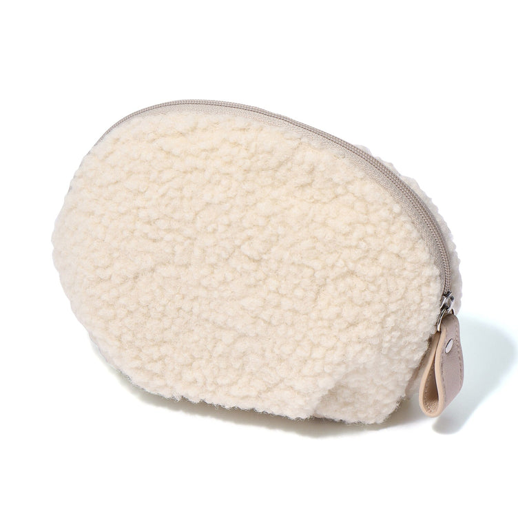 Boa  Round Pouch  Ivory