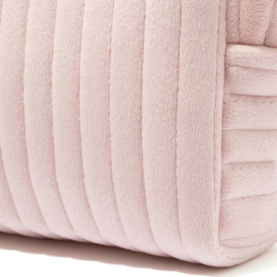 Stripe Quilt Pouch L  Pink