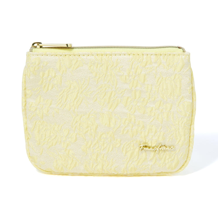 Emboss Tissue Pouch   Yellow