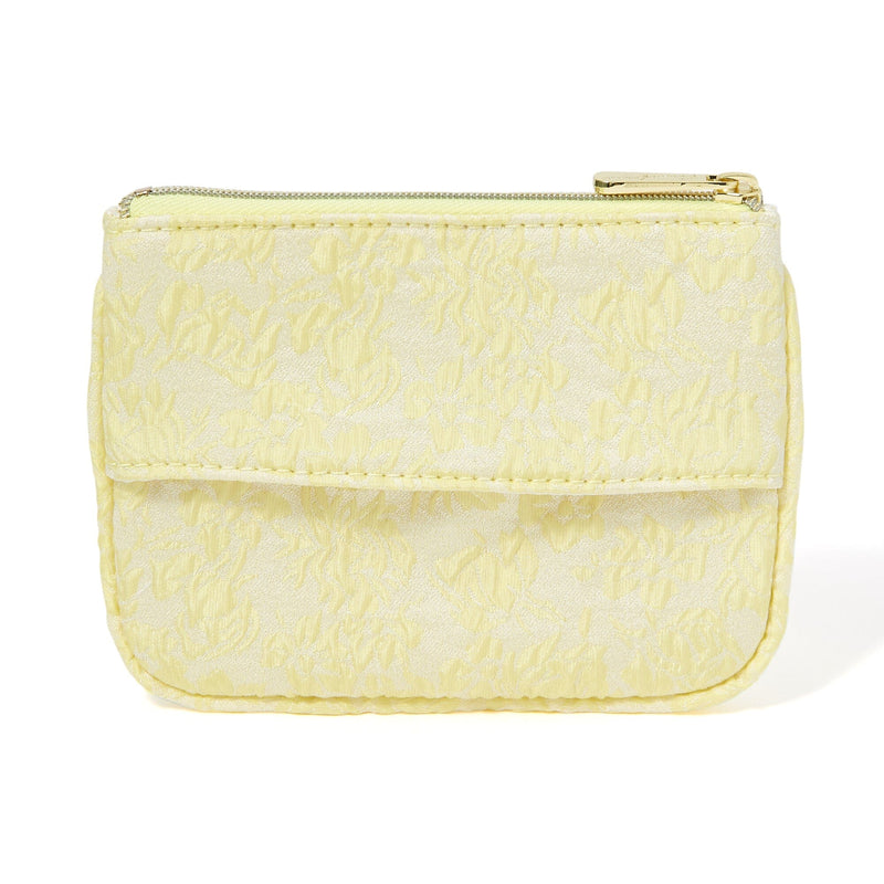 Emboss Tissue Pouch   Yellow