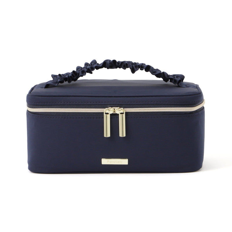 Frill Vanity Pouch S Navy