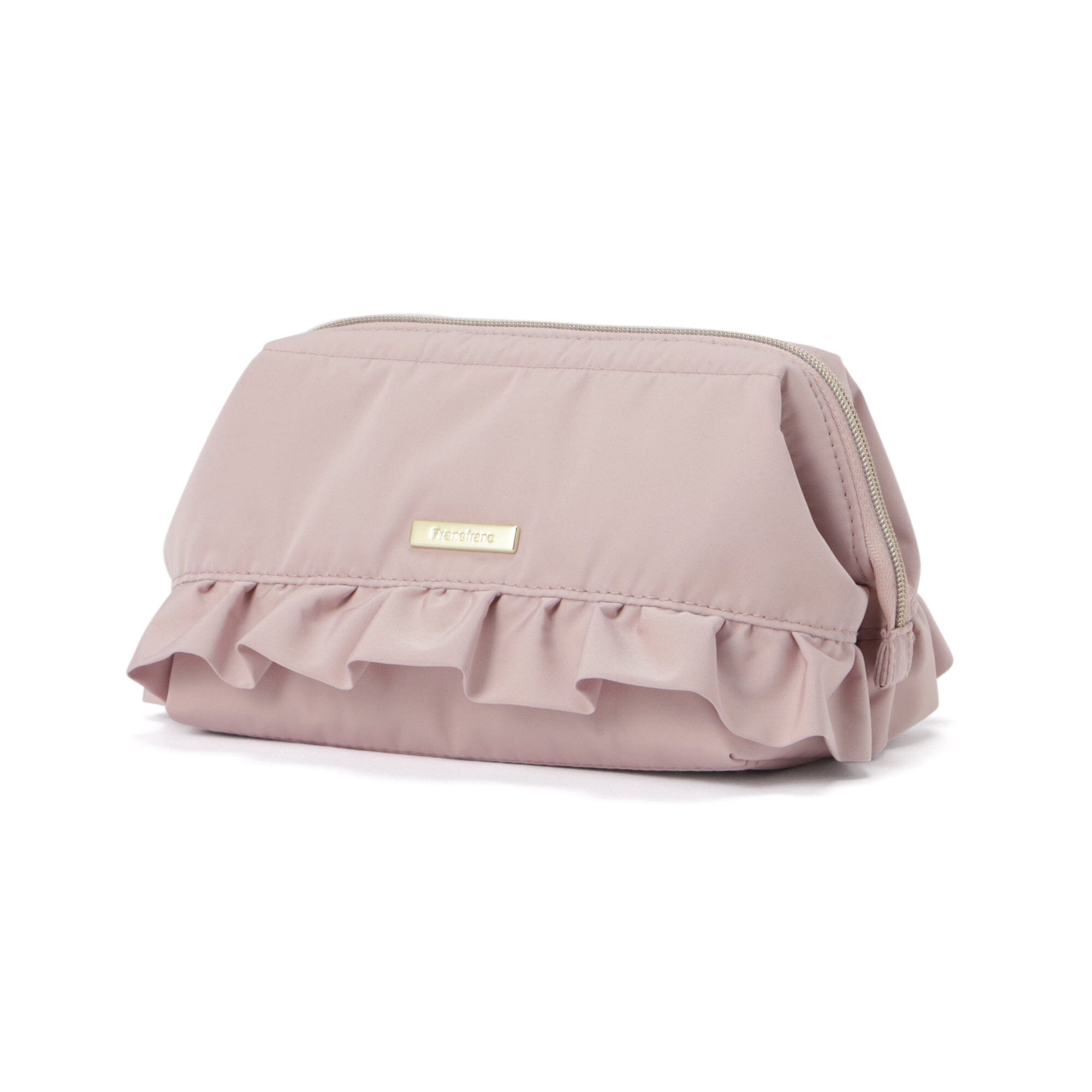 Frill Wire Pouch  Pink