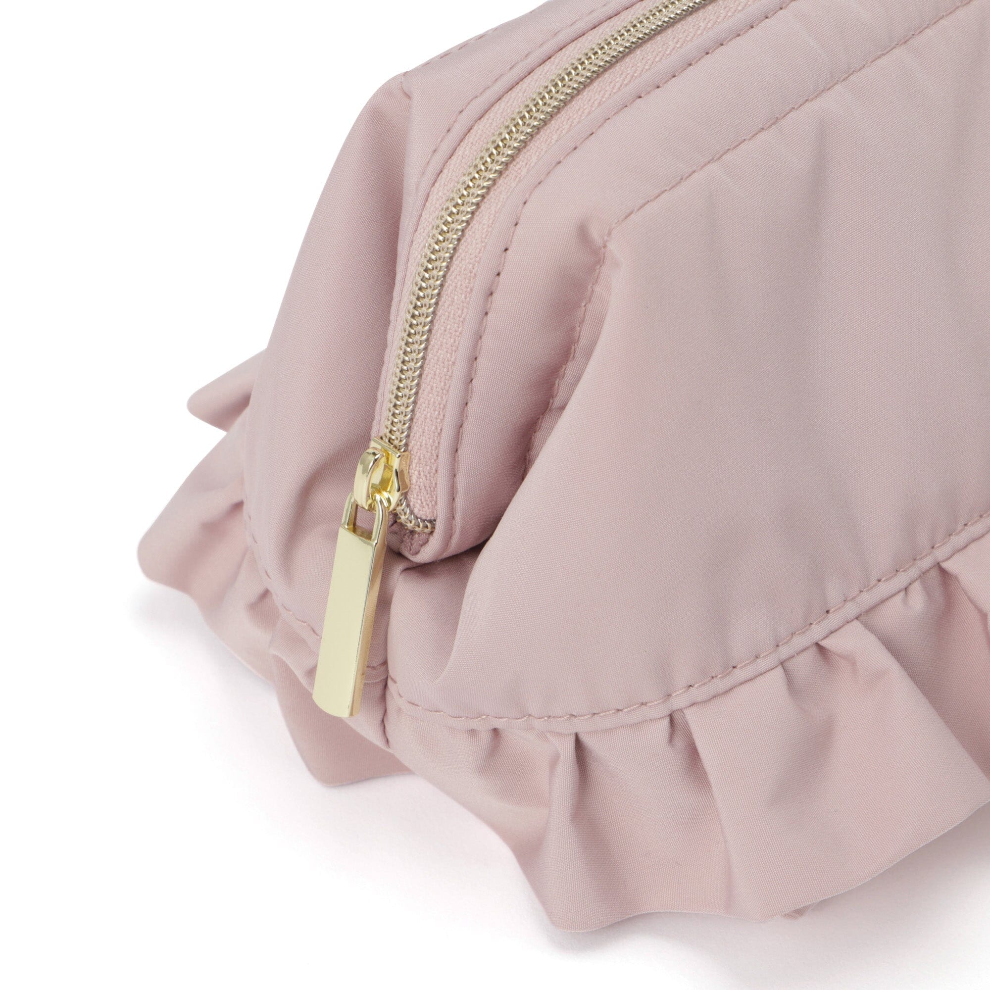 Frill Wire Pouch  Pink