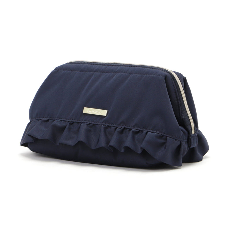 Frill Wire Pouch  Navy