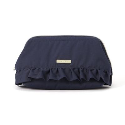 Frill Wire Pouch  Navy