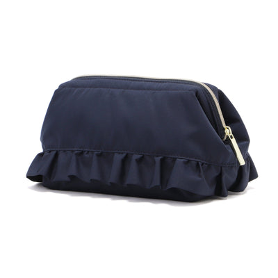 Frill Wire Pouch  Navy