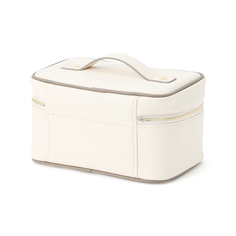 Bicolor Vanity Pouch S Ivory