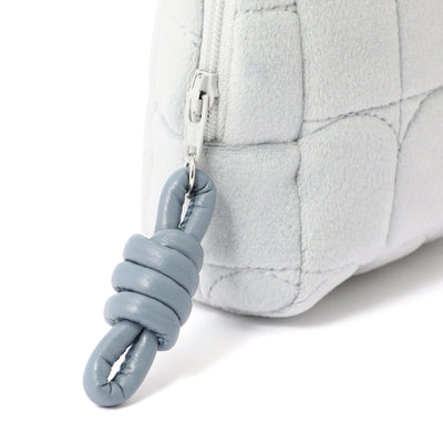 Quilted Pouch Arch S Light Blue