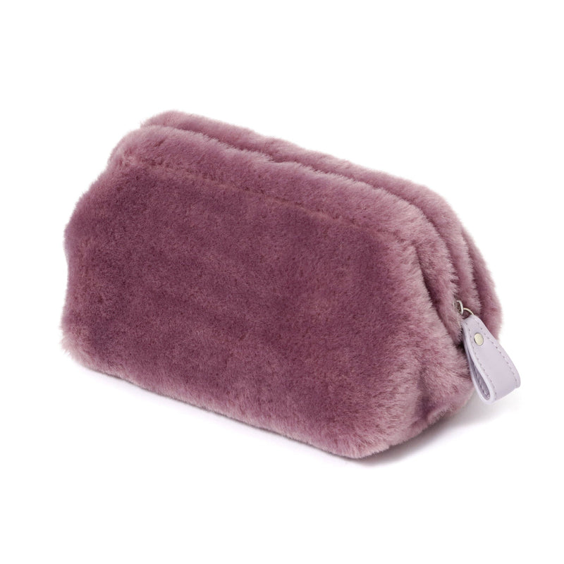 Fur Wire Pouch Purple