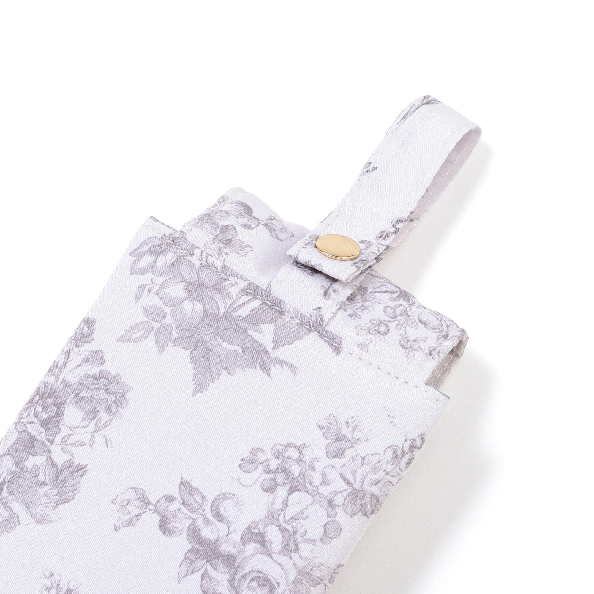 Classic Flower Hair Iron Case Light Pink