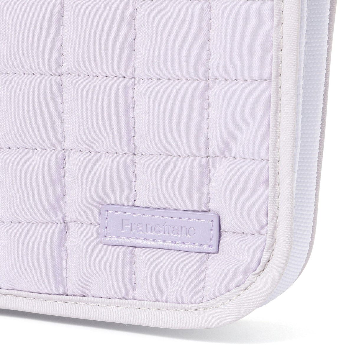Pop Stitch Quilt Hanging Pouch Medium Light Purple