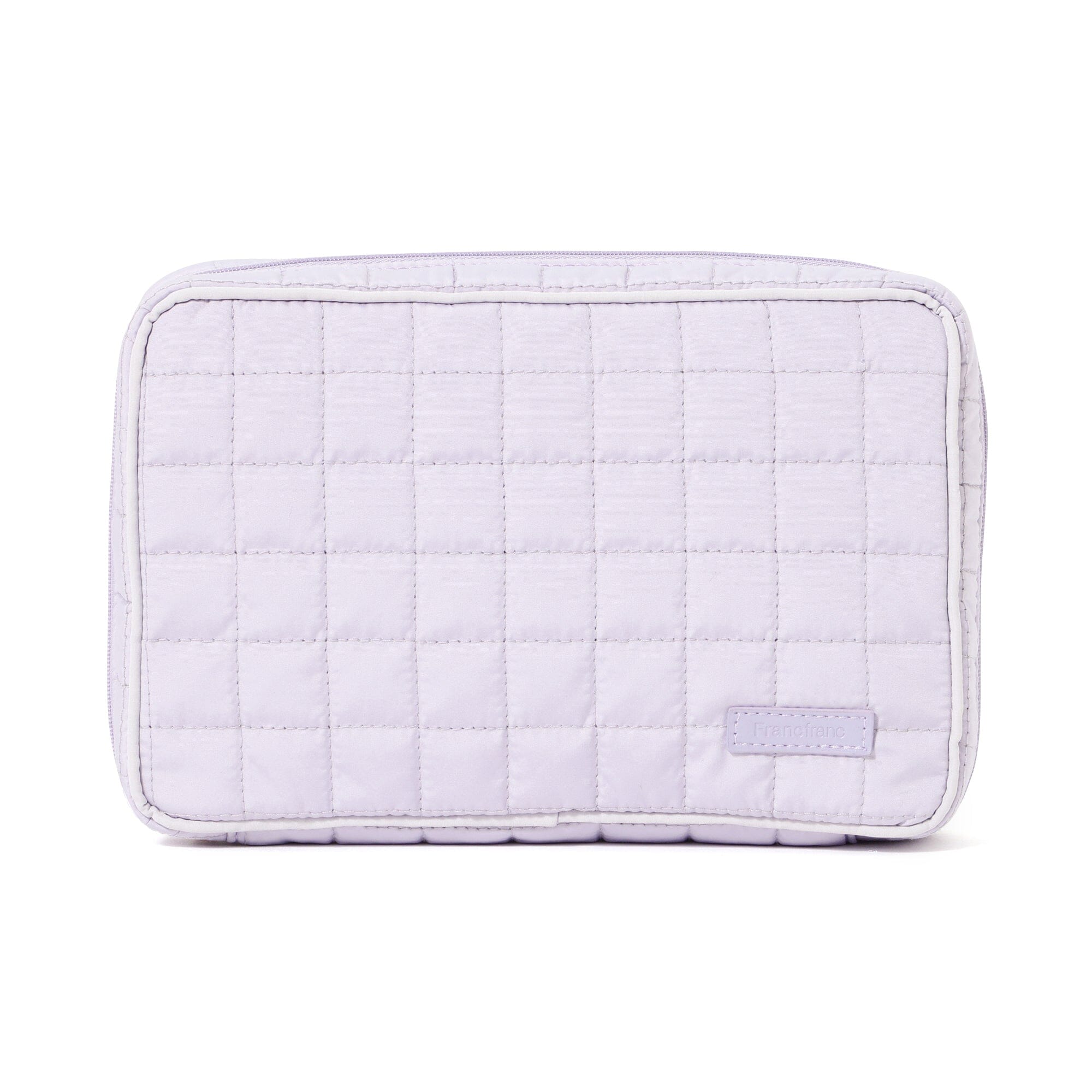 Pop Stitch Quilt Hanging Pouch Large Light Purple