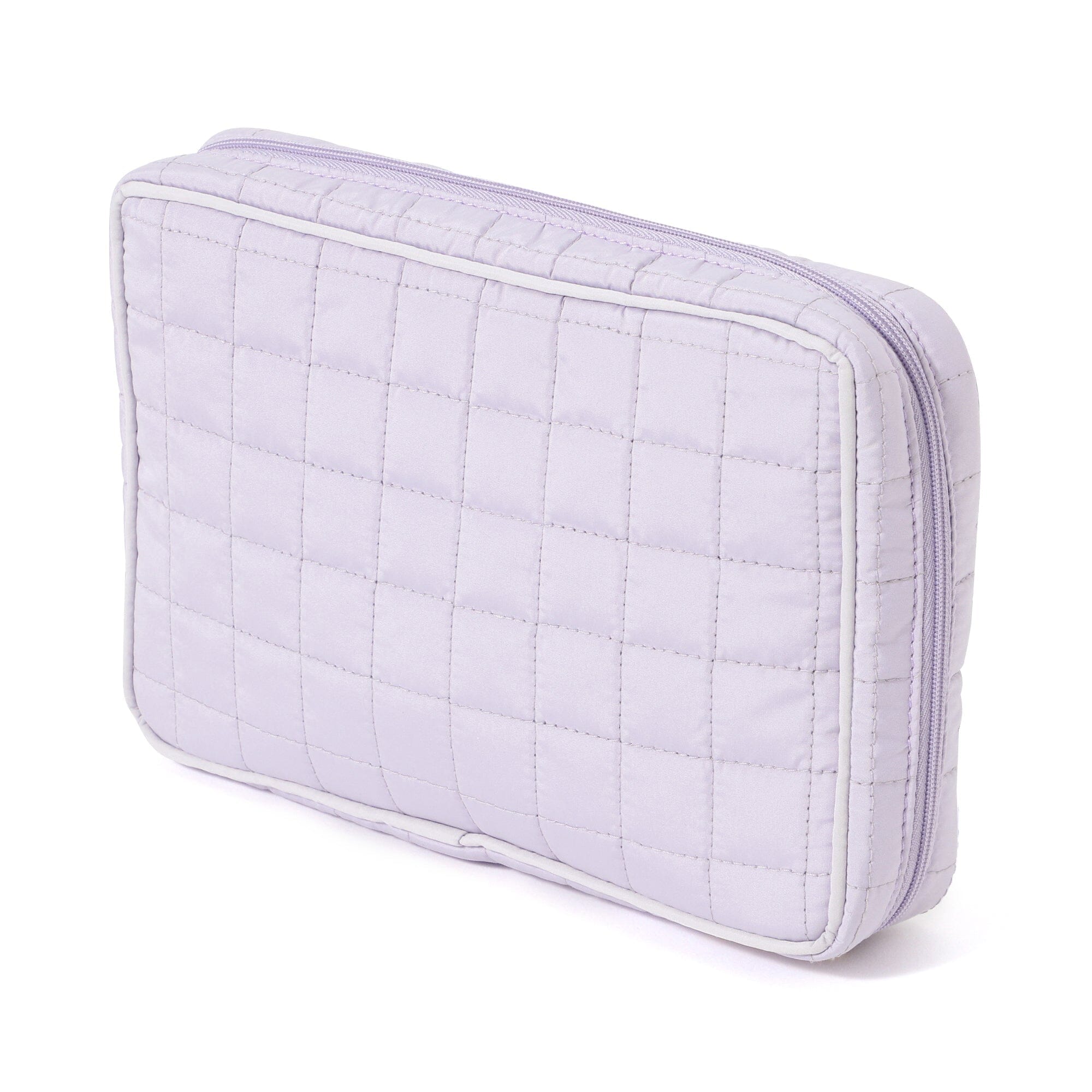 Pop Stitch Quilt Hanging Pouch Large Light Purple