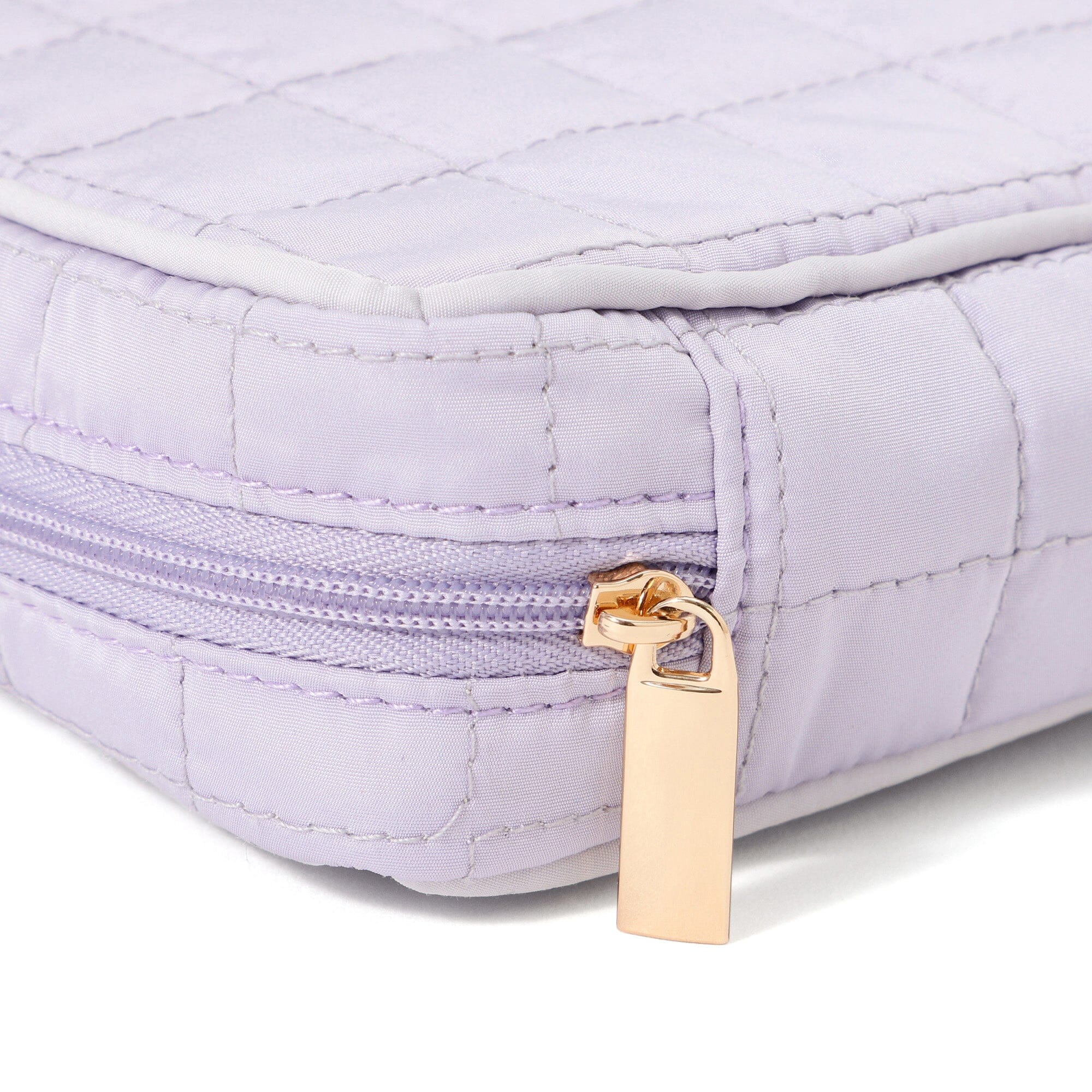 Pop Stitch Quilt Hanging Pouch Large Light Purple