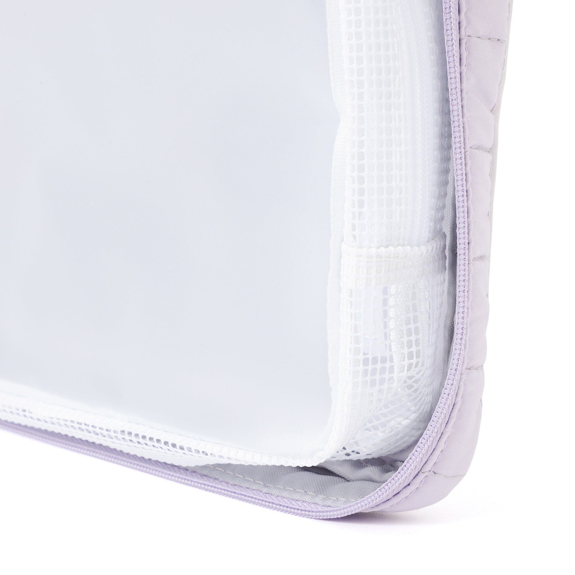 Pop Stitch Quilt Hanging Pouch Large Light Purple