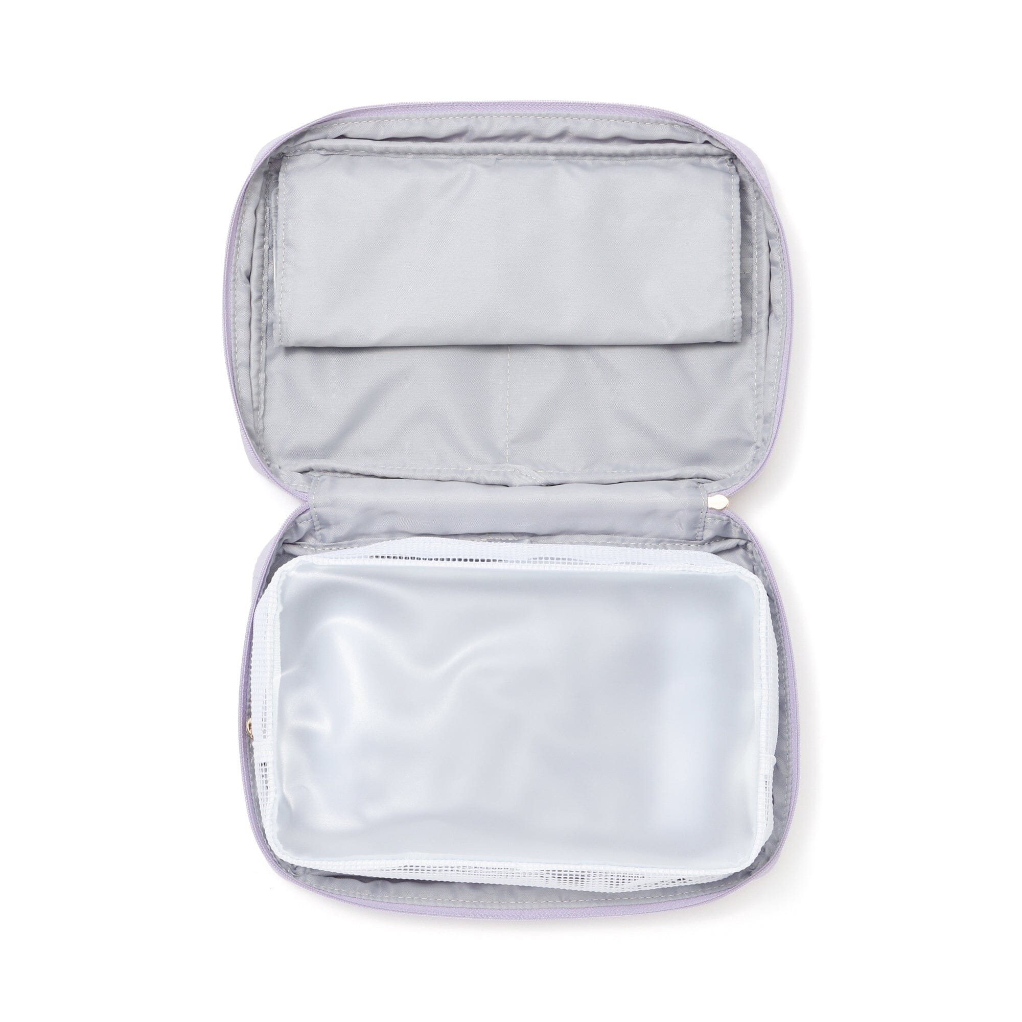 Pop Stitch Quilt Hanging Pouch Large Light Purple