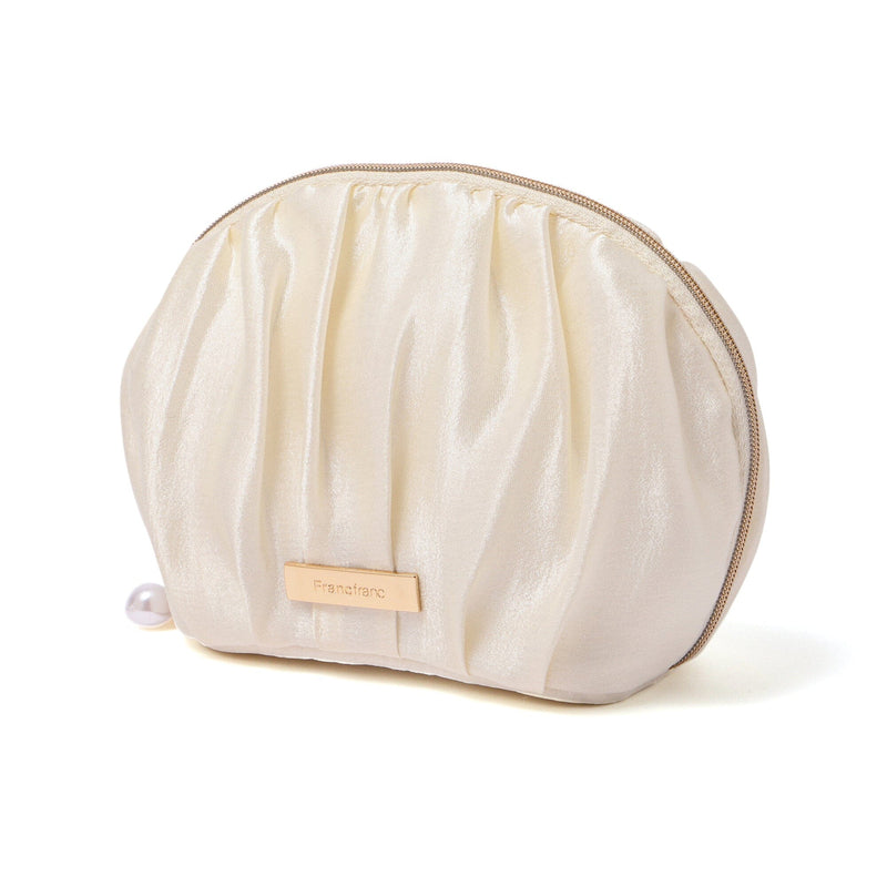 Pearl Chiffon Pouch Small Ivory