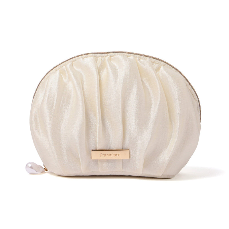 Pearl Chiffon Pouch Small Ivory
